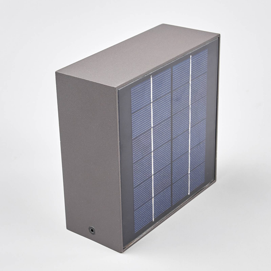 Lampe solaire extérieure en aluminiumLED