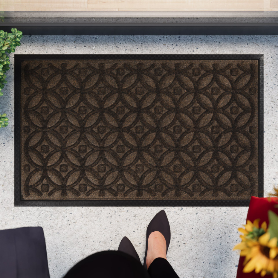 Paillasson motif géométrique ,  Midnight Mosaic