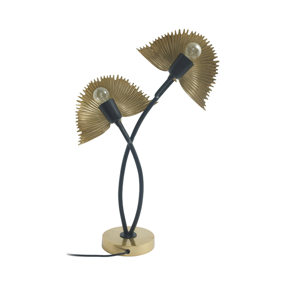 Lampe de table rectangulaire en aluminium Twinflame 125