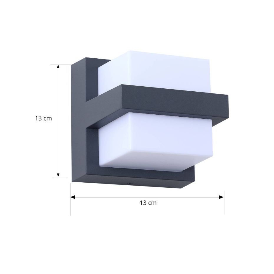 Applique connectée extérieure en aluminiumLED