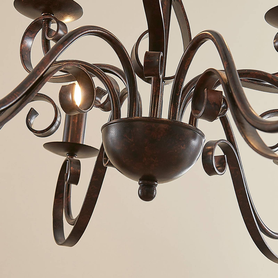 Lustre en métal traditionnel, Caleb