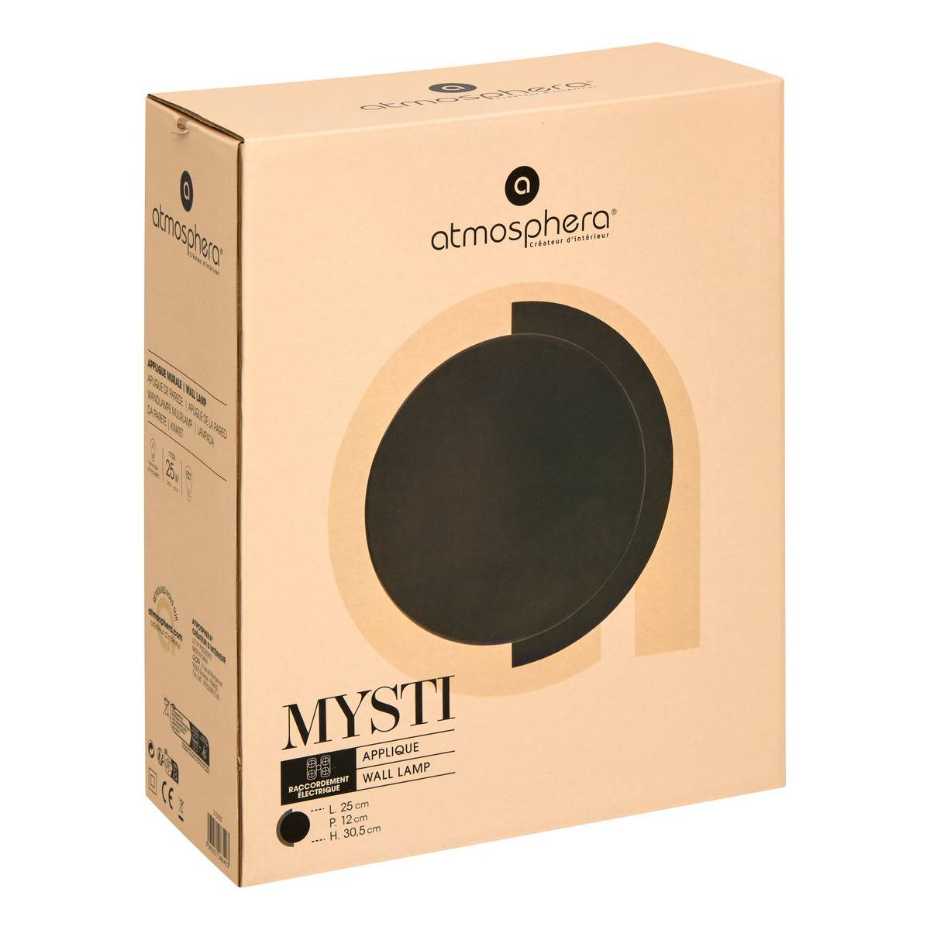 Applique murale acier design MYSTI