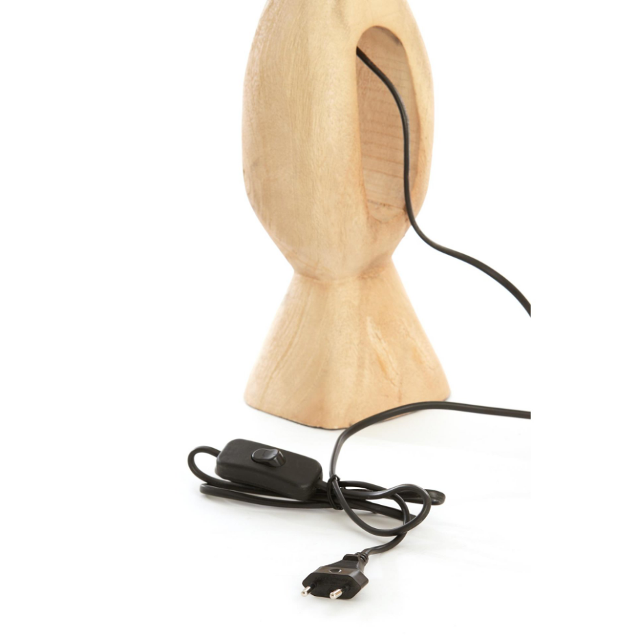 Base De La Lampe Bois DJANGO