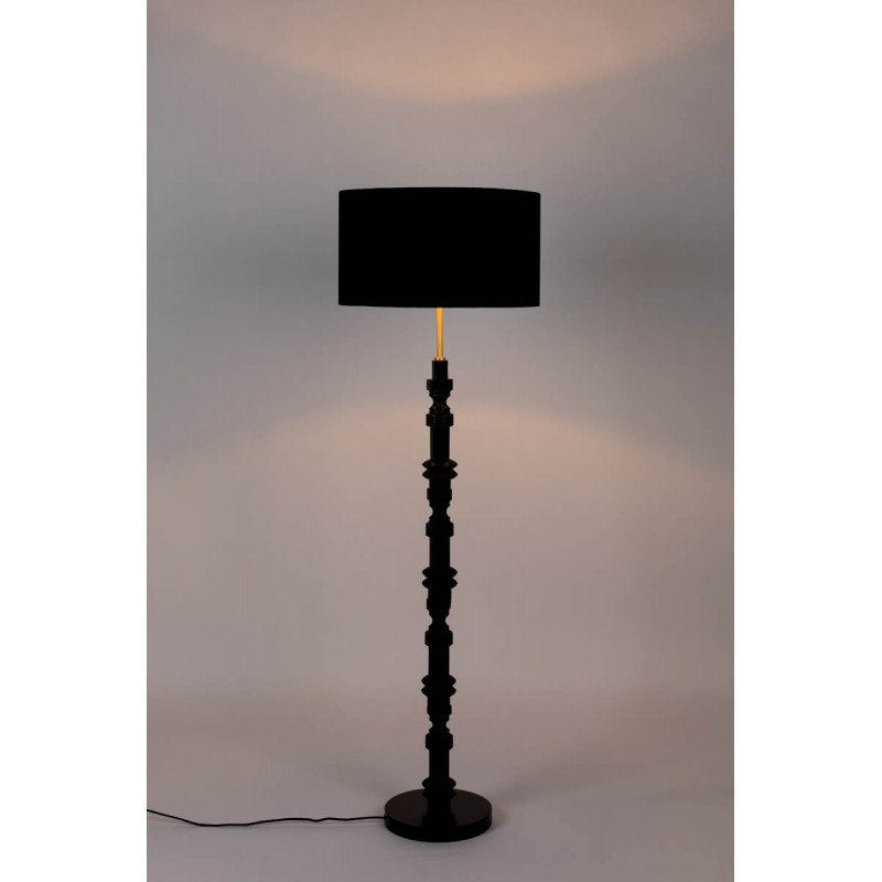 Lampadaire design en bois baroque, TOTEM DESK