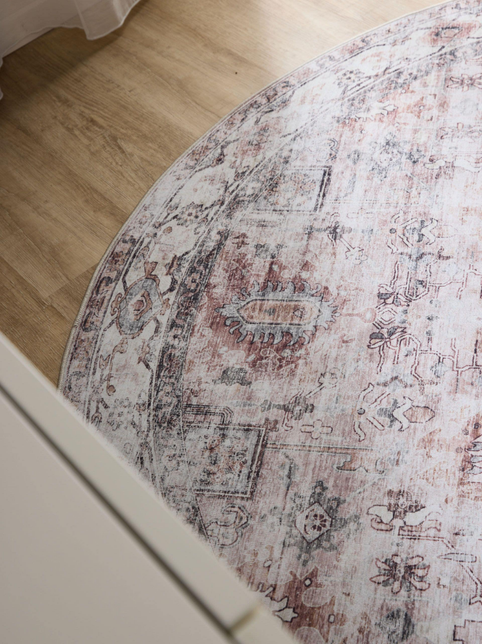 Tapis rond lavables GEORGE