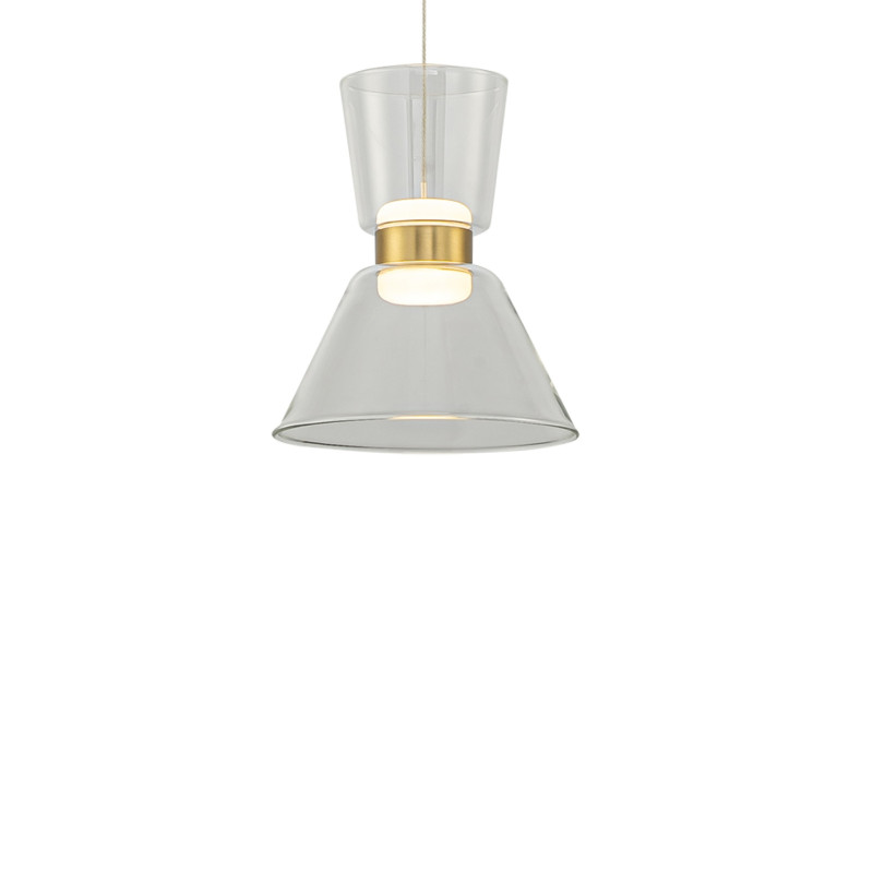 Suspension en verre vintage, D.18