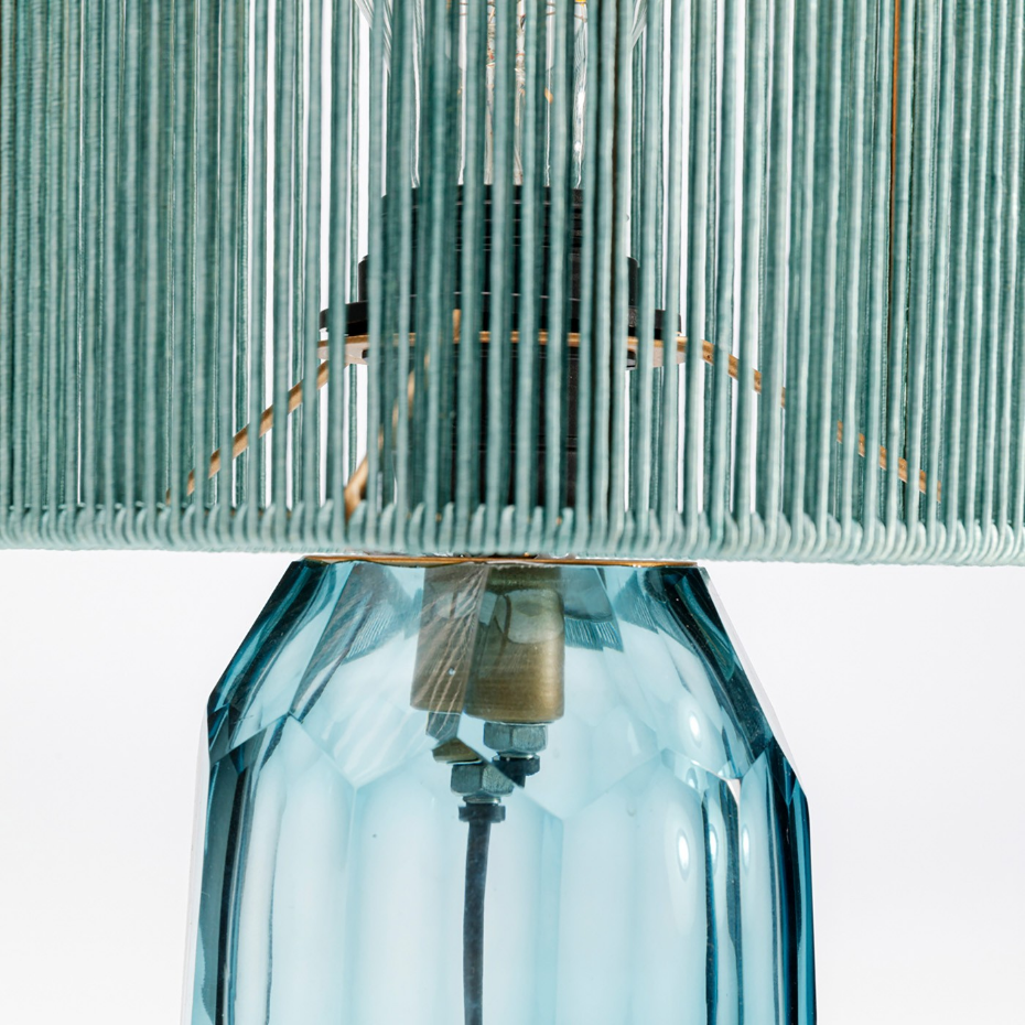 Lampe en verre et viscose, VECCIO