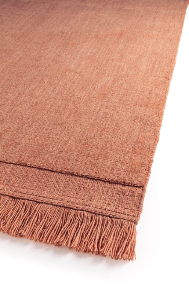 Tapis design doux en laine et coton fait main CLASSIC