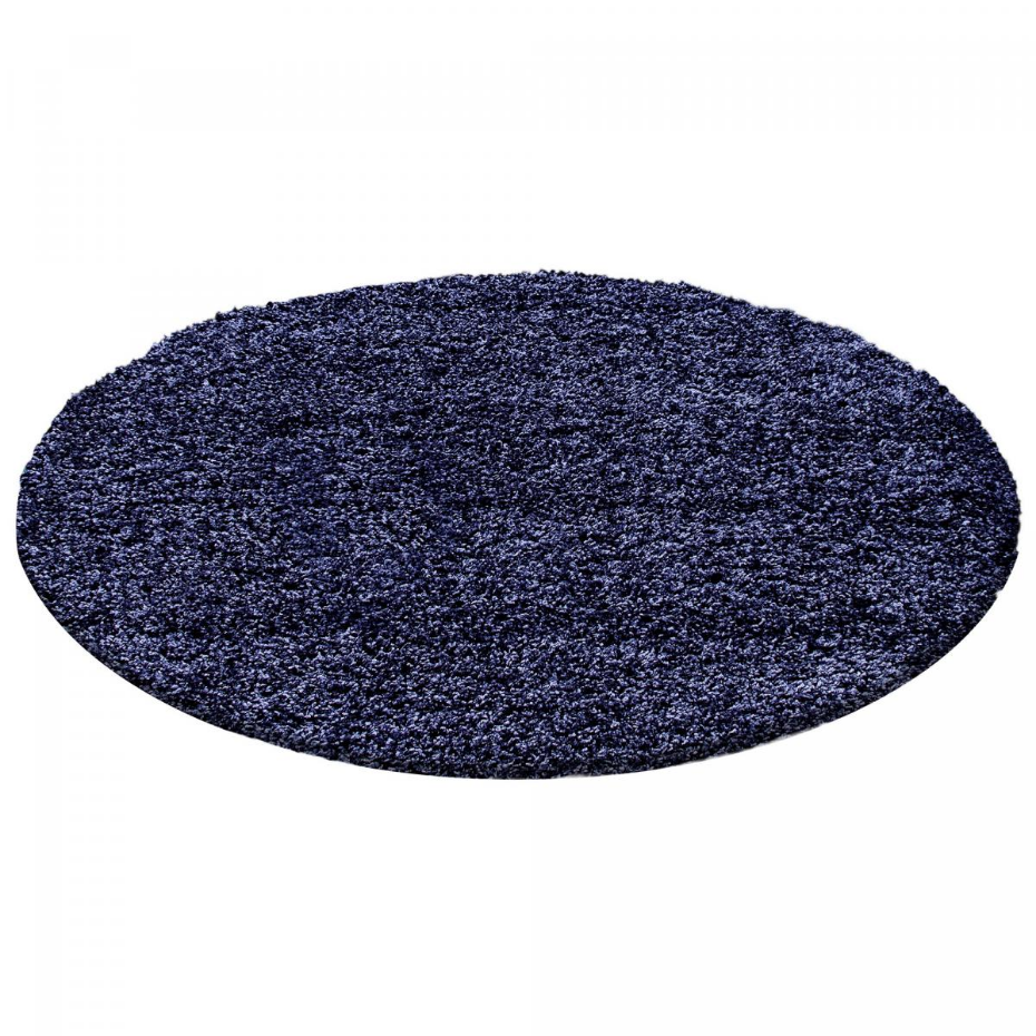 Tapis poils longs shaggy tissé motif uni UNI L