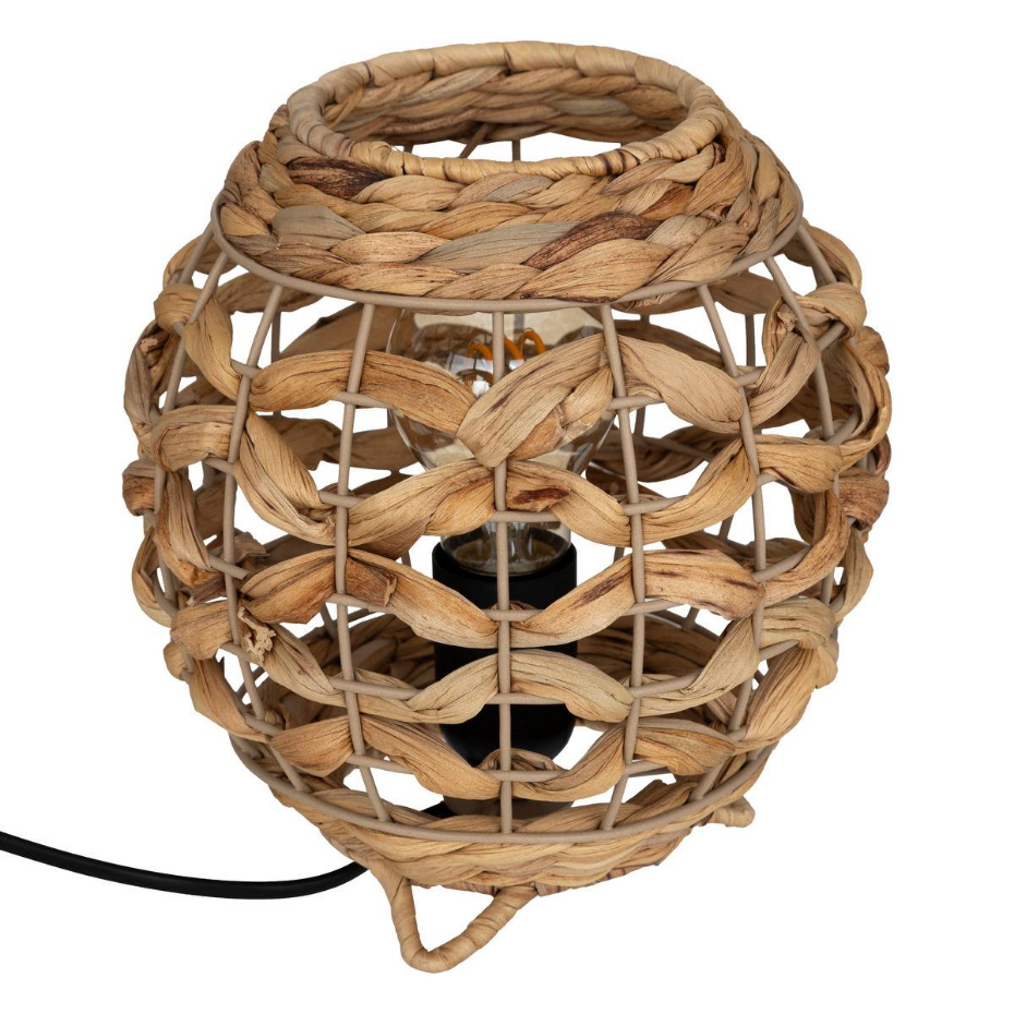Lampe à poser jacinthe tressée SAND