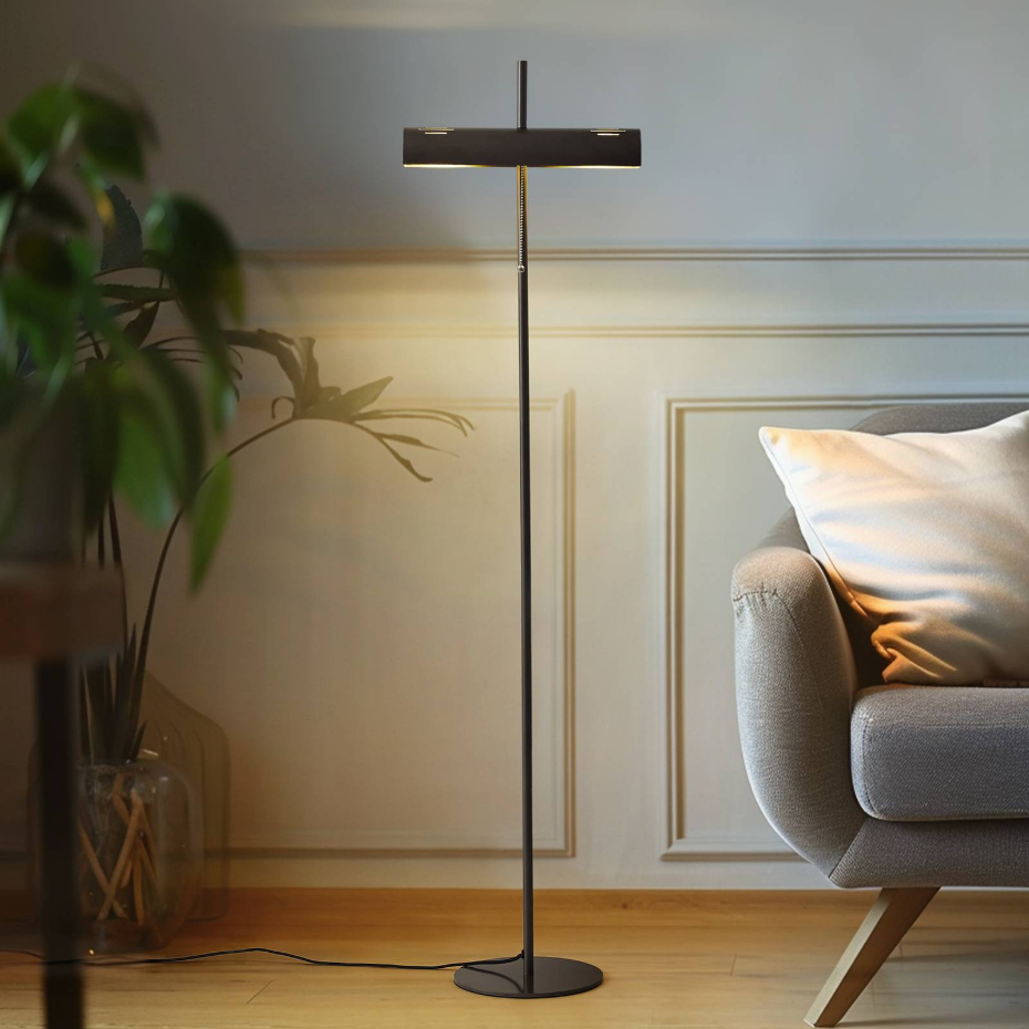 Lampadaire en métal moderne, Nysira