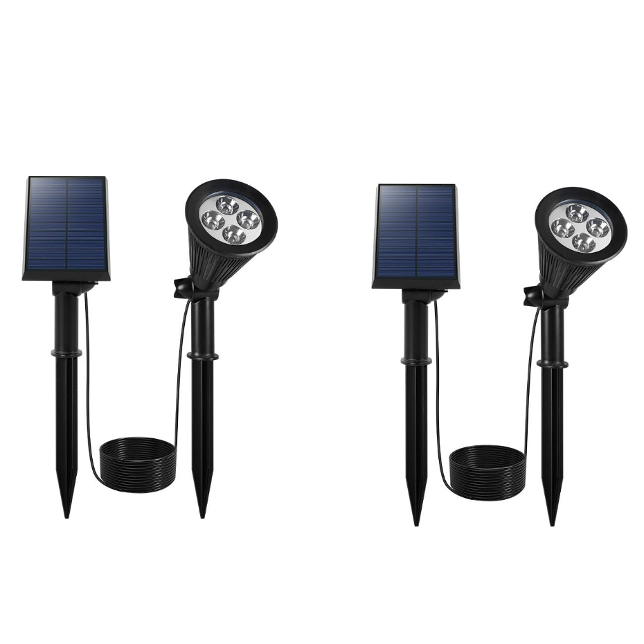 2 Spots solaires projecteurs SPIKY AWAY 200LM
