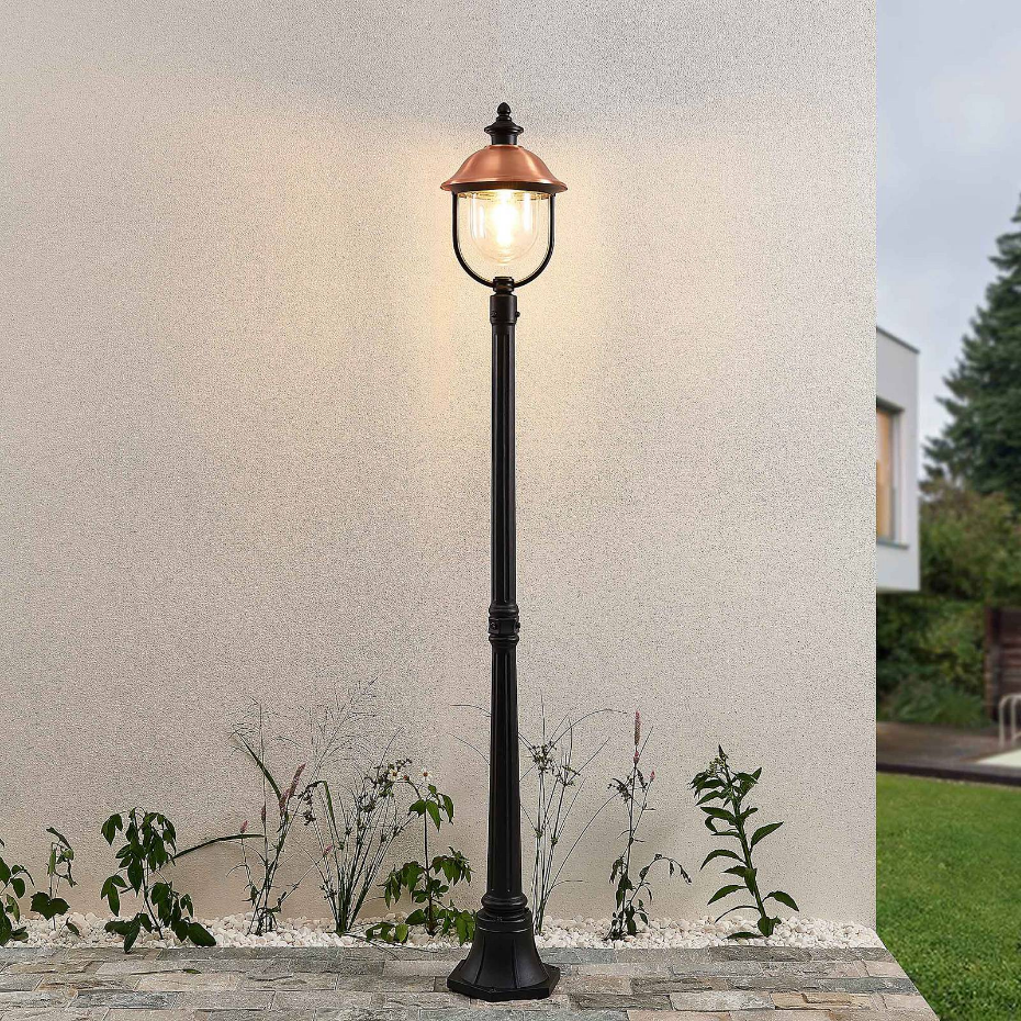 Lampadaire extérieur en aluminium vintage