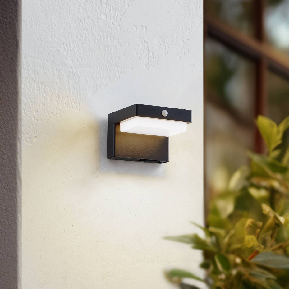Lampe solaire extérieure en aluminiumLED