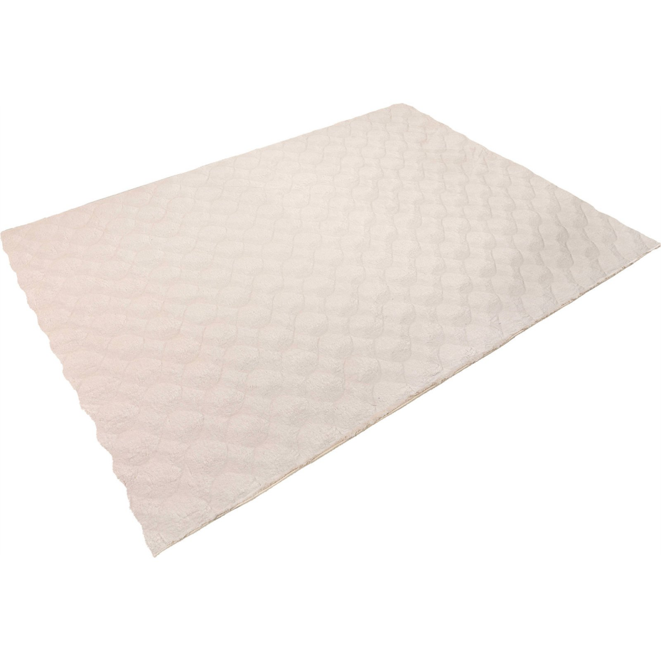 Tapis shaggy en polyester rectangulaire