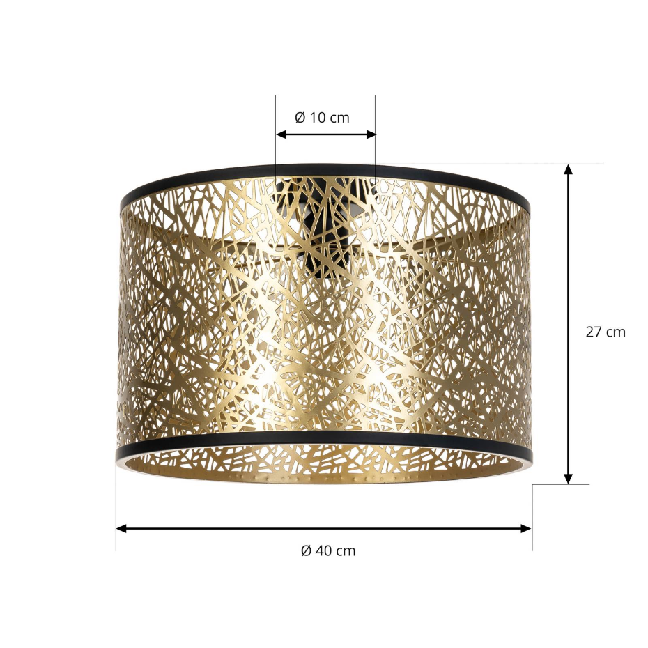 Plafonnier en textile traditionnel, Yonah