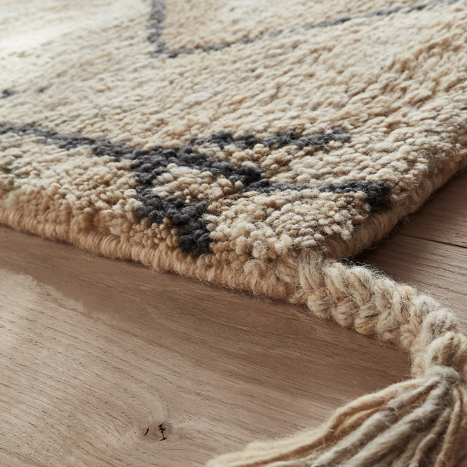 Tapis de couloir en laine, noué main, Mirjana