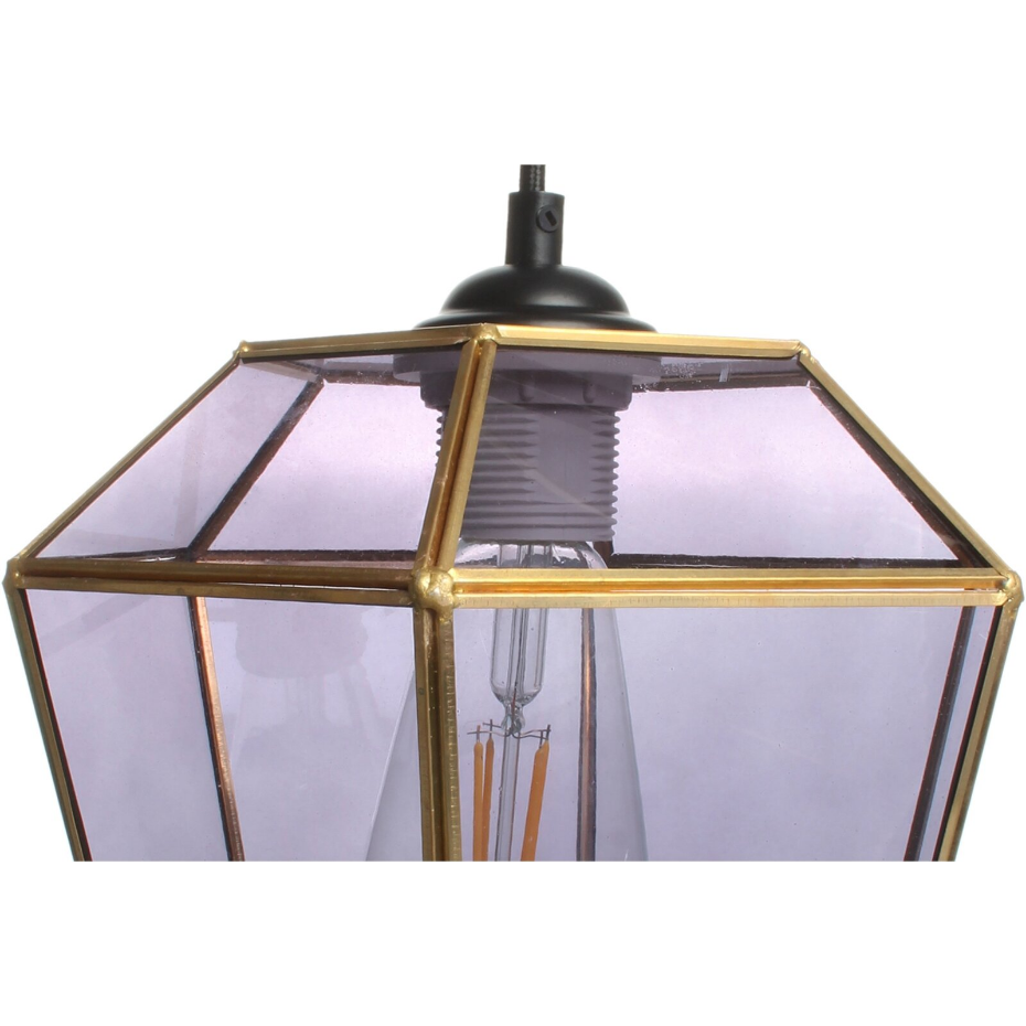 Lampe suspendue en verre Terias
