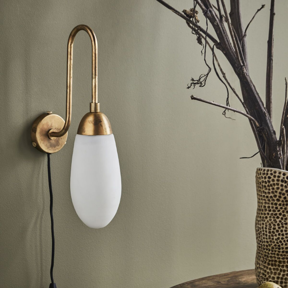 Applique murale goutte suspendue