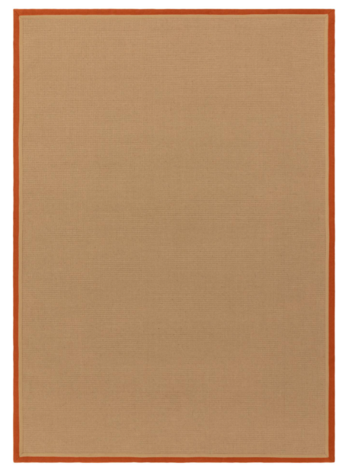 Tapis chambre et salon en jute moderne DORO