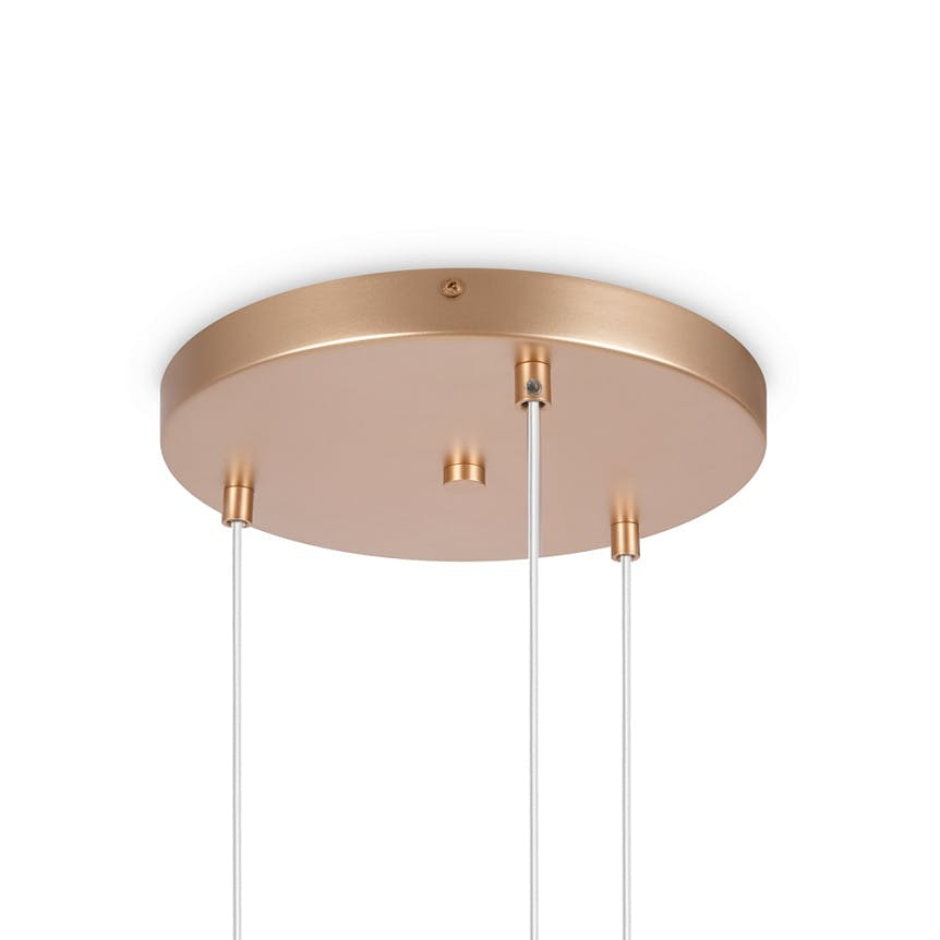 Suspension 3 globes en grappe ajustables DELTONA