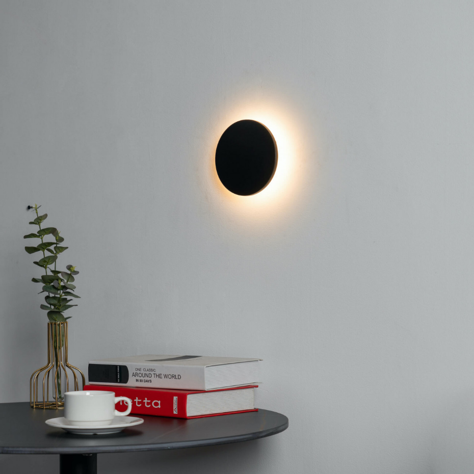 Applique murale ronde et épurée - LUNAR