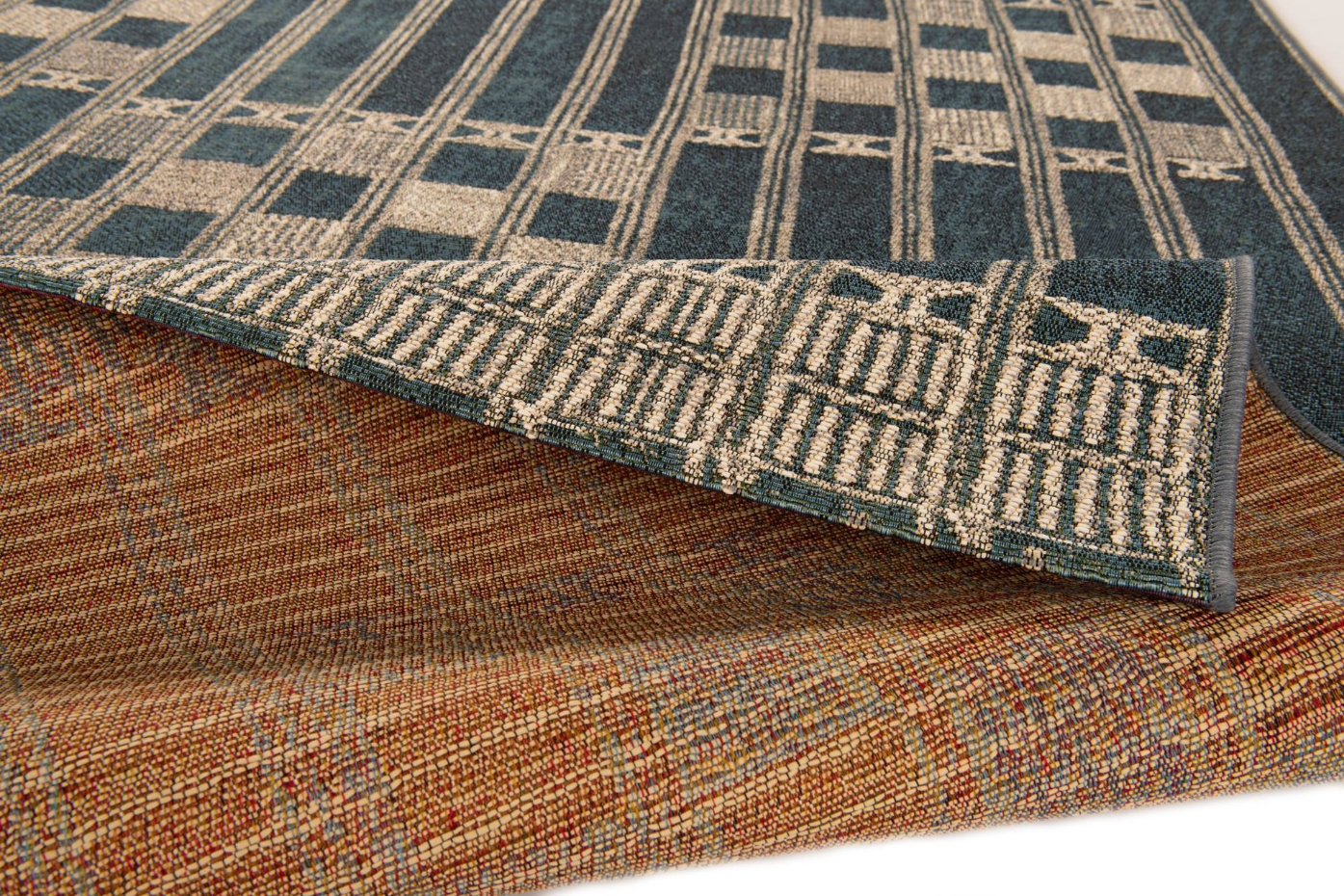 Tapis tissé d'intérieur et d'extérieur pour la terrasse et le balcon - Aurora