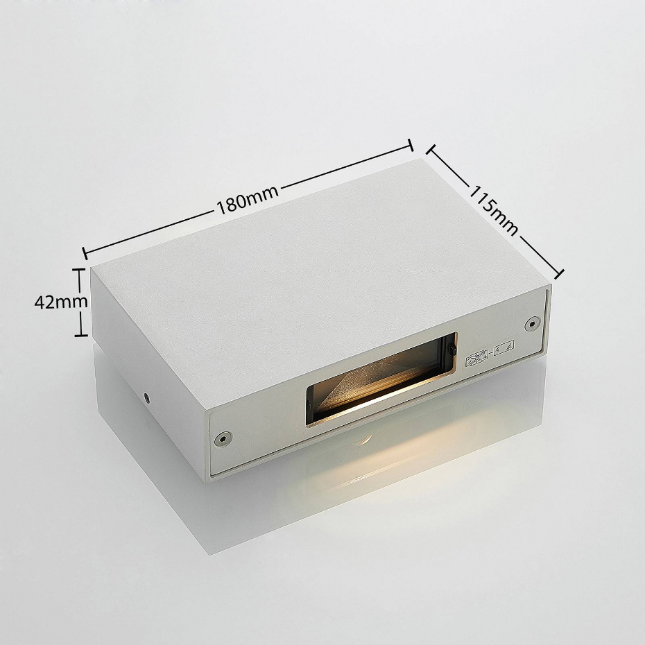Applique extérieure en aluminium moderneLED