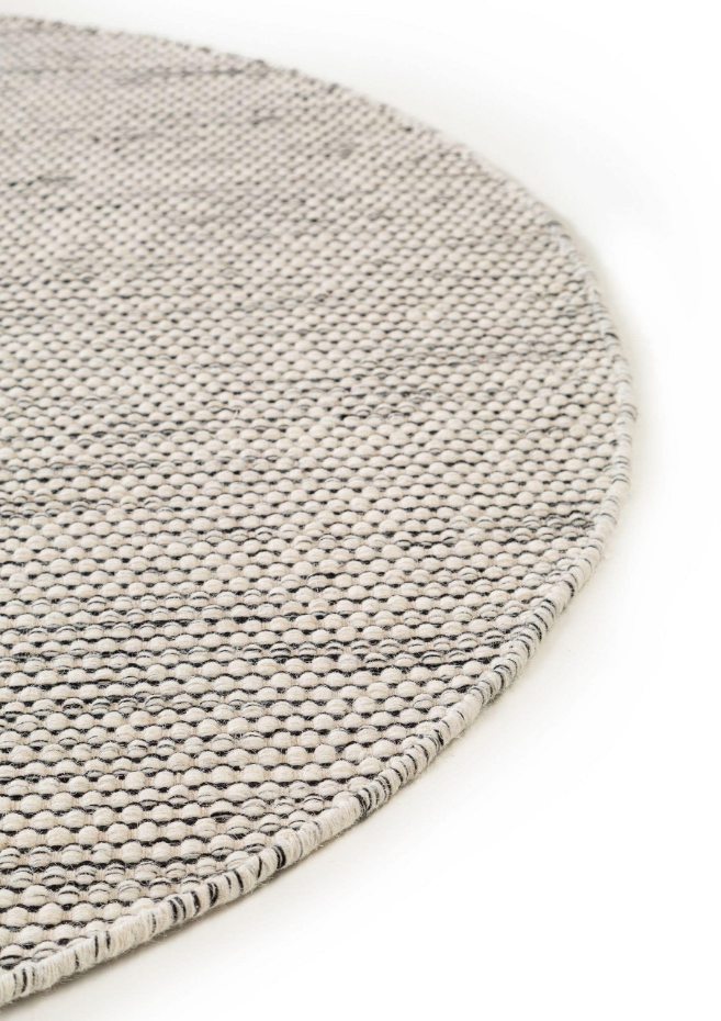 Tapis rond de laine tissé main ROCCO
