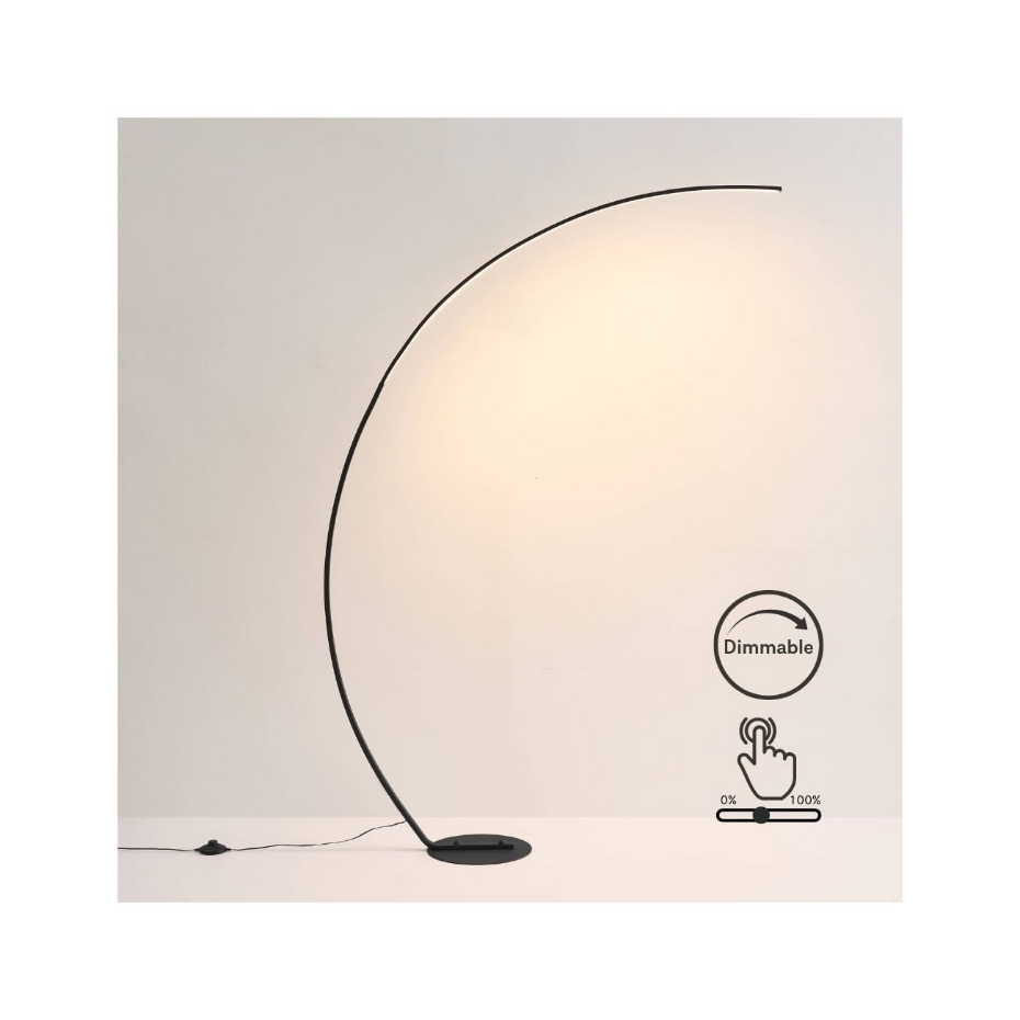 Lampadaire LED design incurvé - THALIA