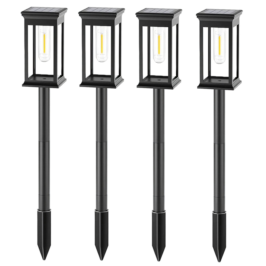 4 Balises solaires à piquer LUZY H34cm