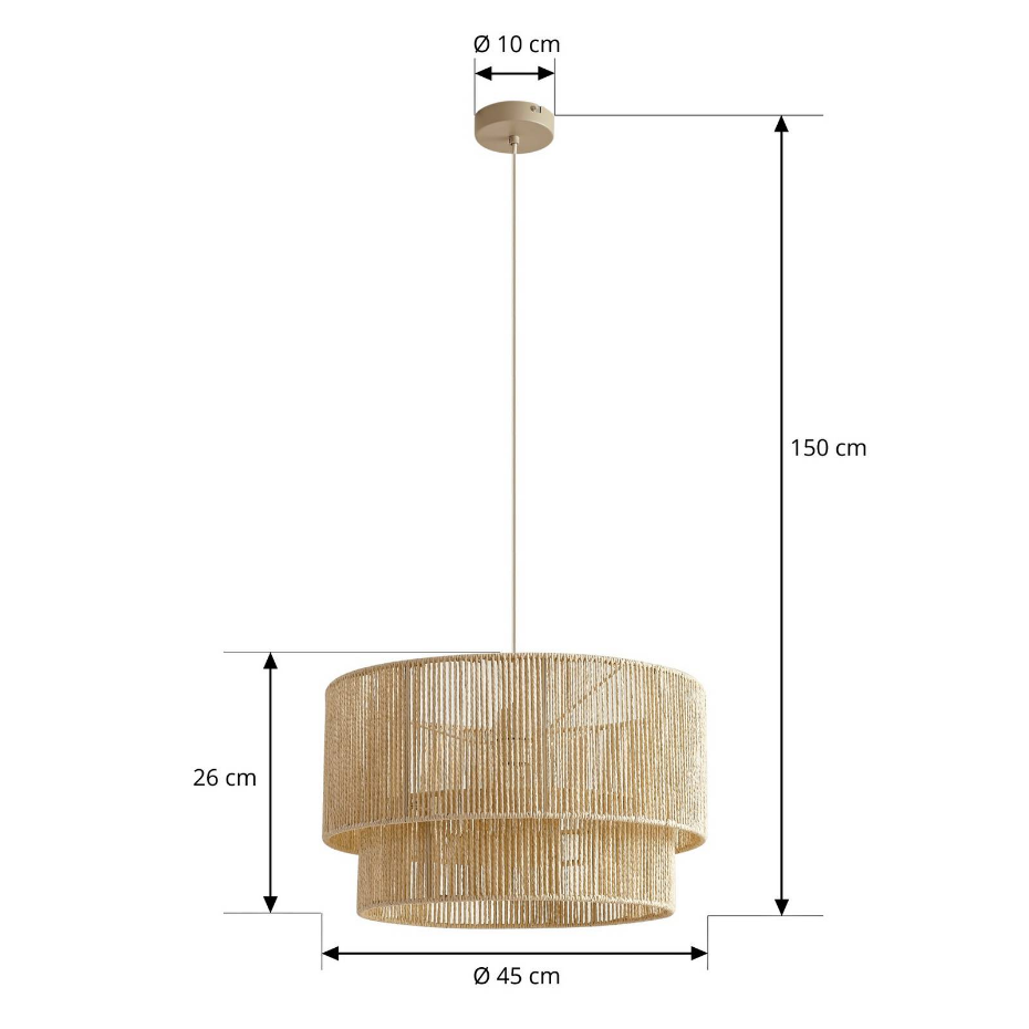 Suspension en papier traditionnelle, Anuva