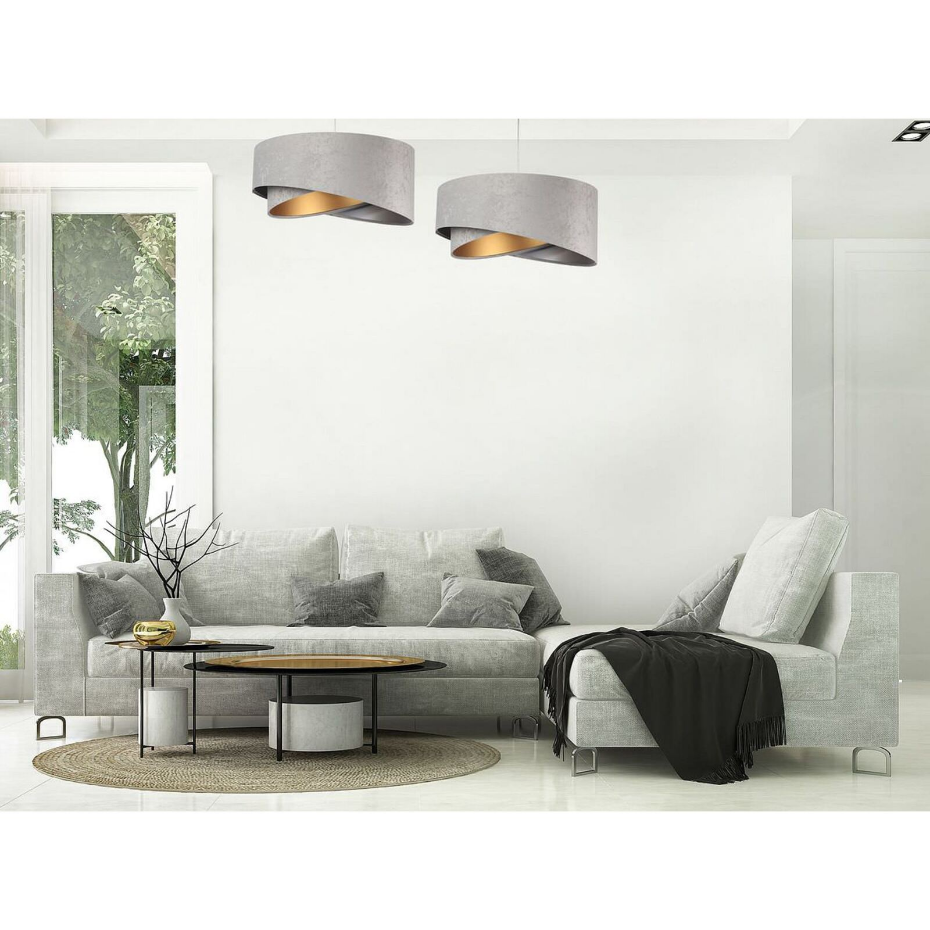 Suspension en tissu forme asymétrique Asymetric