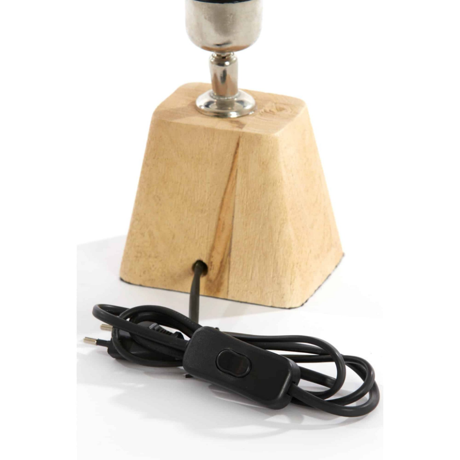 Base De La Lampe Bois KARDAN