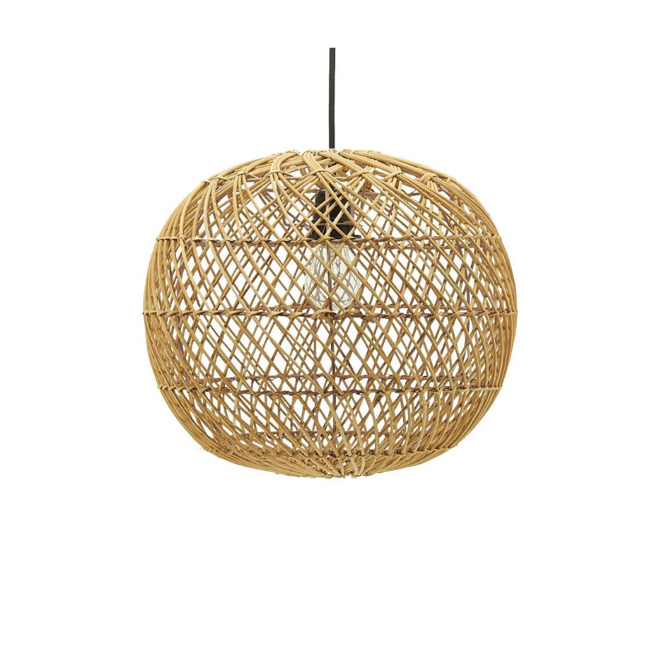 Abat-jour pour suspension boule en rotin Petit modèle