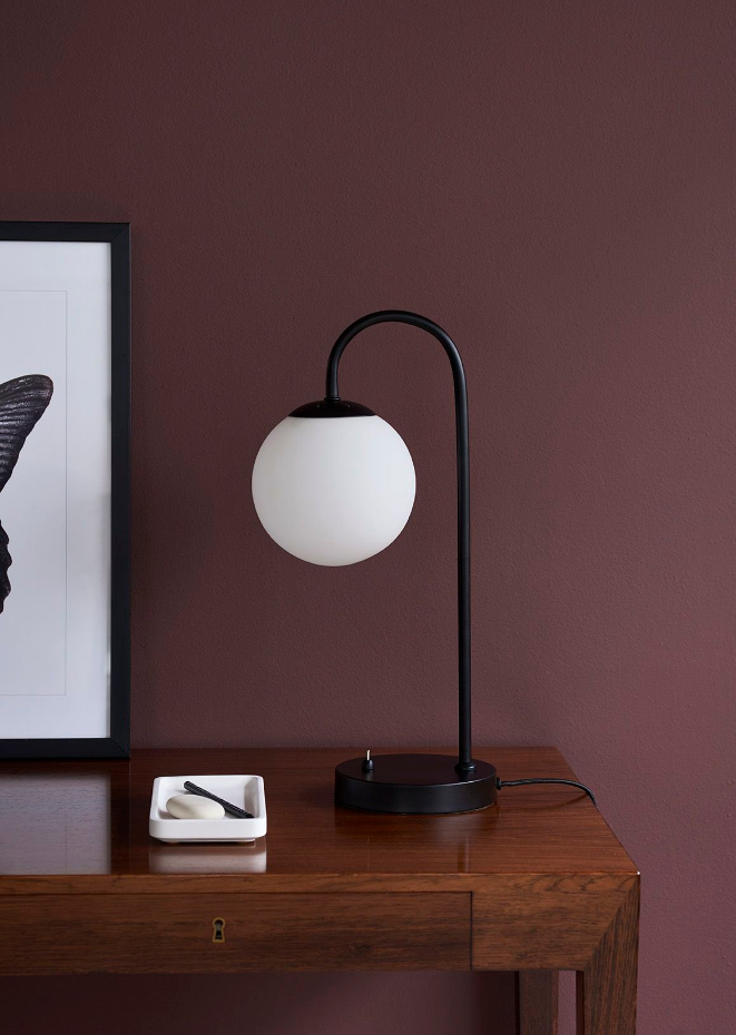 Lampe à poser en Verre et Métal CAFÉ PARIS