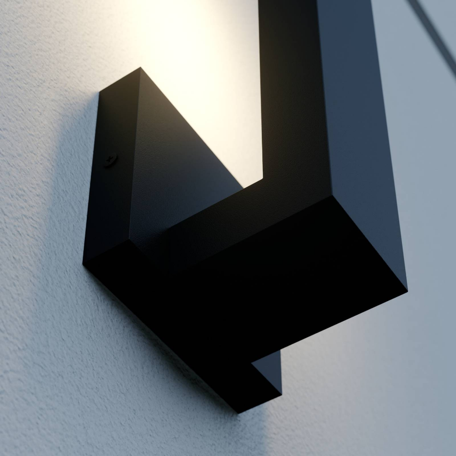 Applique extérieure en aluminium moderneLED