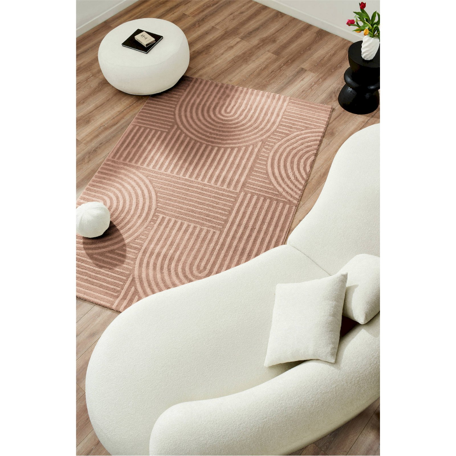 Tapis rectangulaire en polypropylène Bianca