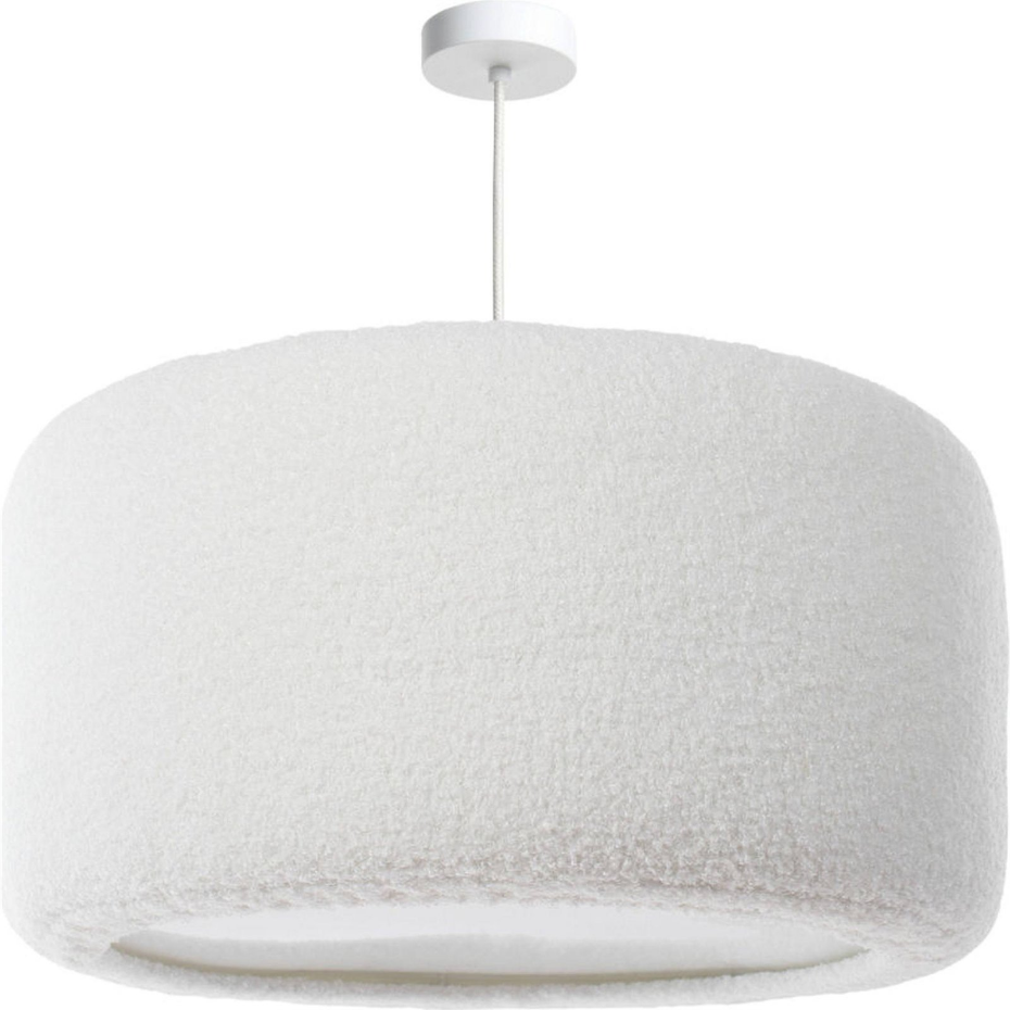 Suspension ronde en tissu peluche chambre enfant Cloud