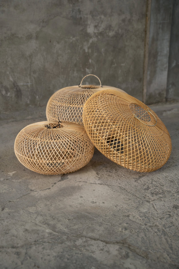 Suspension en rotin WHOLLY