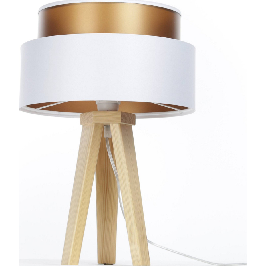 Lampe à poser ronde en PVC Duo ellegant