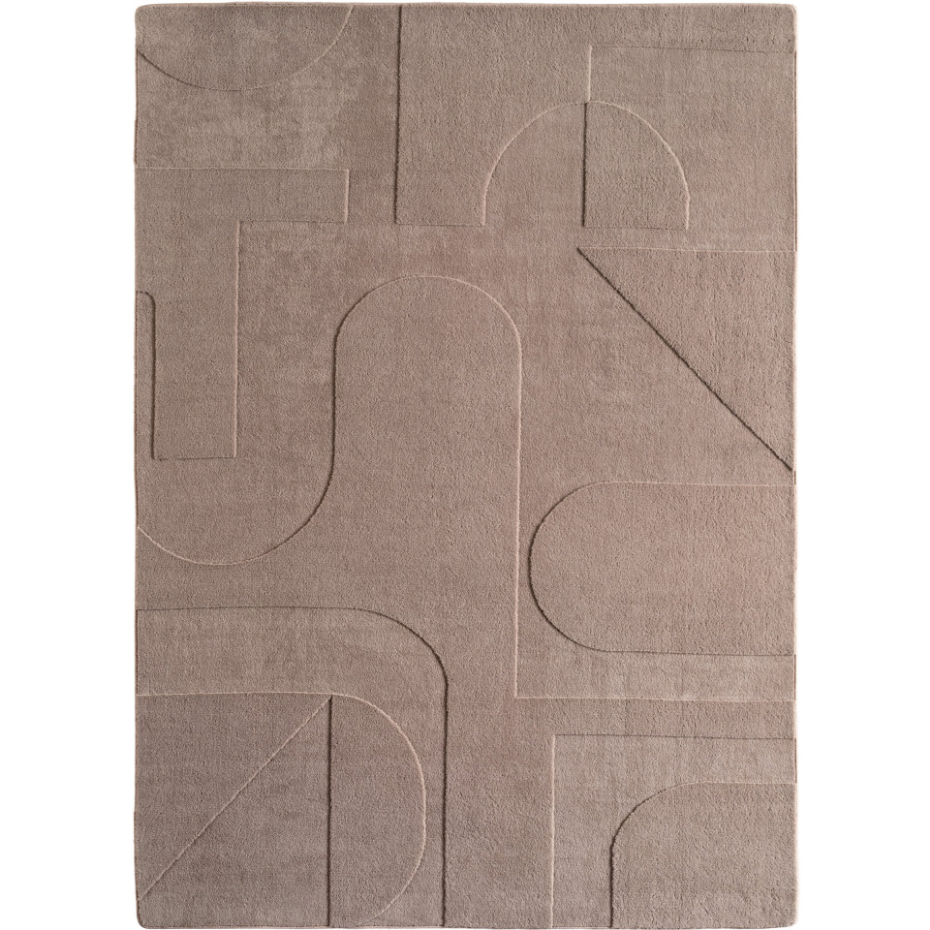 Tapis de salon à relief motif design LENNY