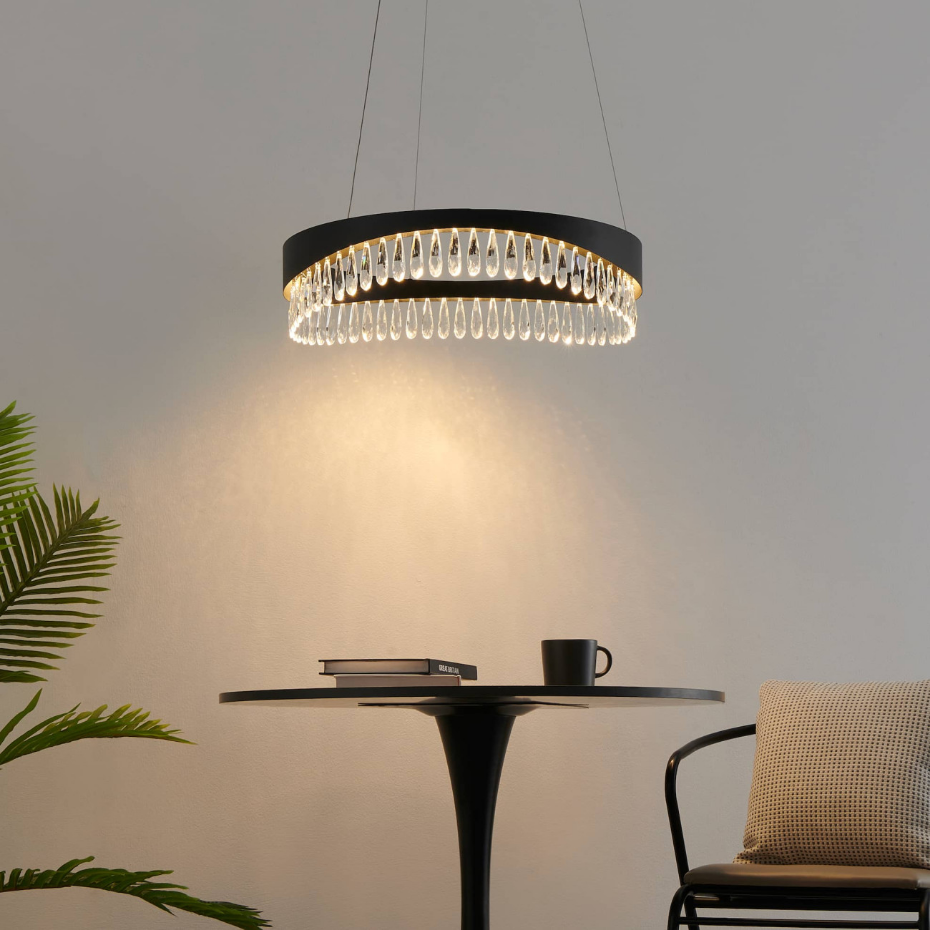 Suspension anneau de cristal – CAPILANO
