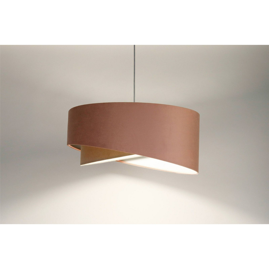 Suspension ronde en velours lumière douce Jasmin bebe