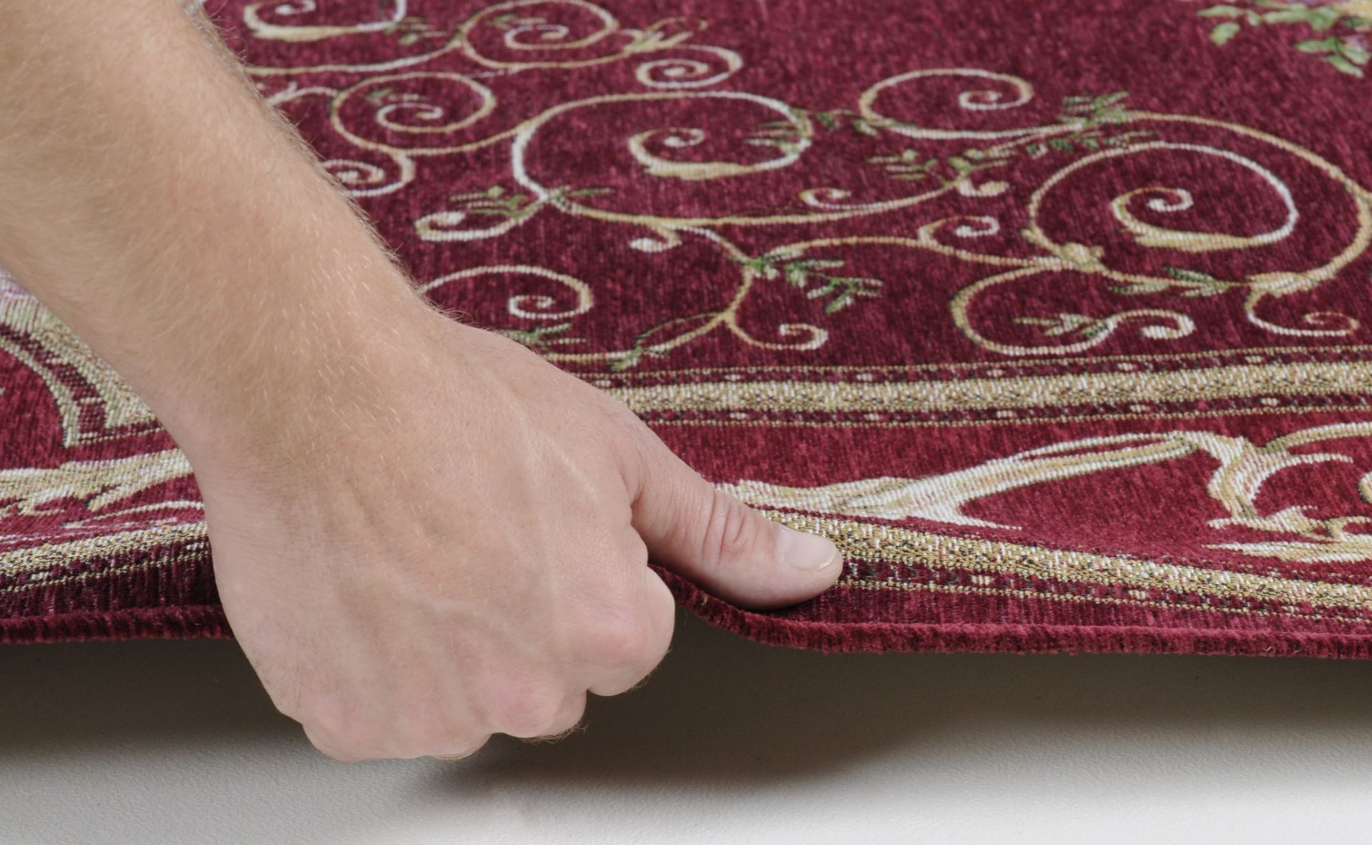 Tapis floral Flomi Florentina, tissé, plat