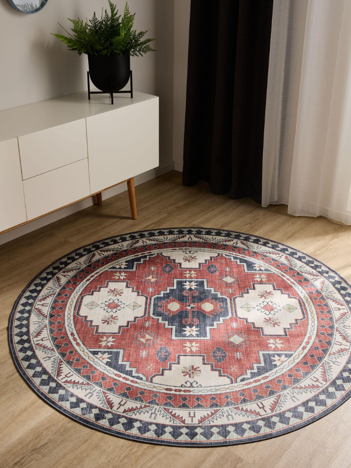 Tapis rond lavables GEORGE