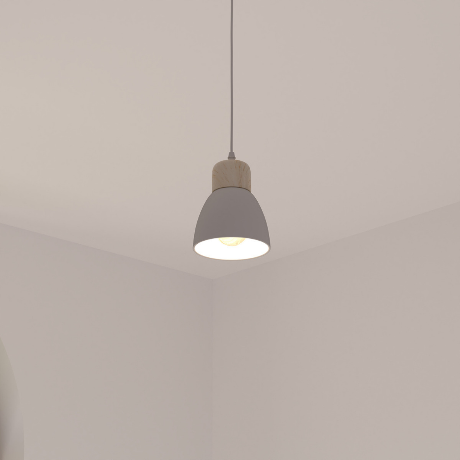 Suspension métal et bois scandinave DESY