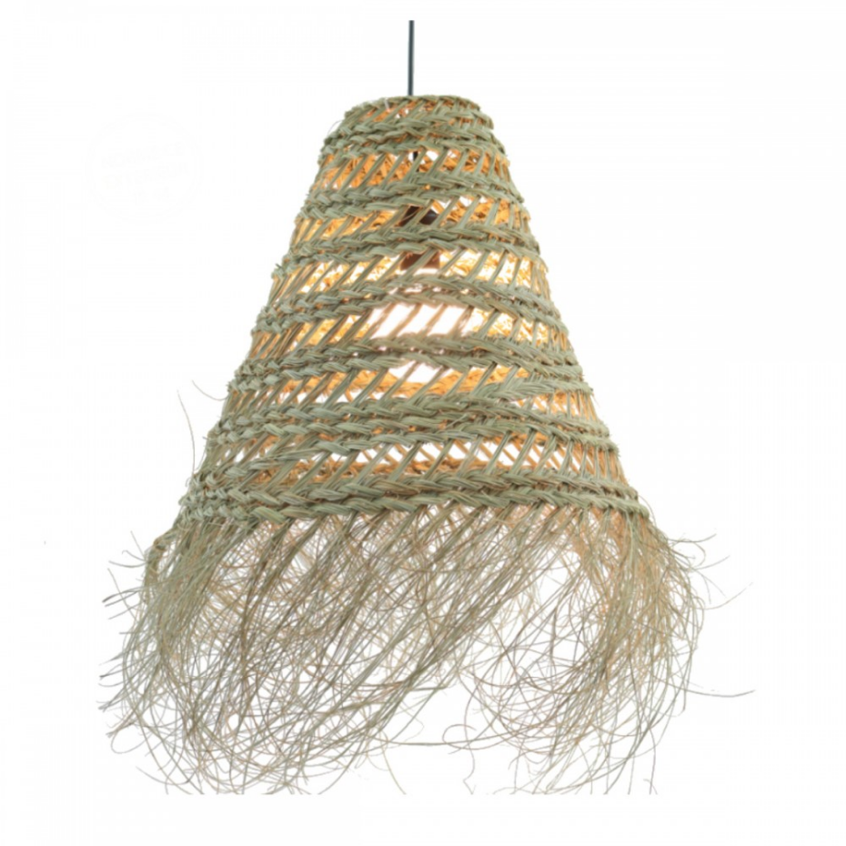 Suspension en fibres végétales tressées, HALFA