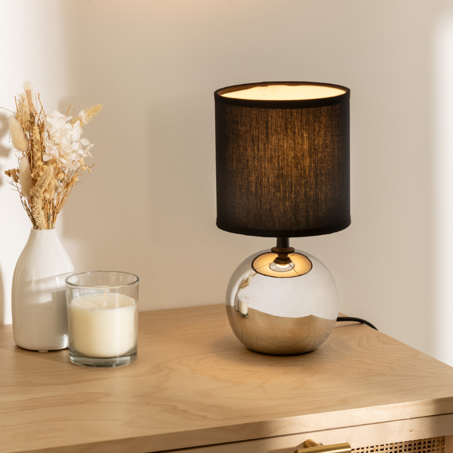 Lampe céramique et tissu TIMÉO