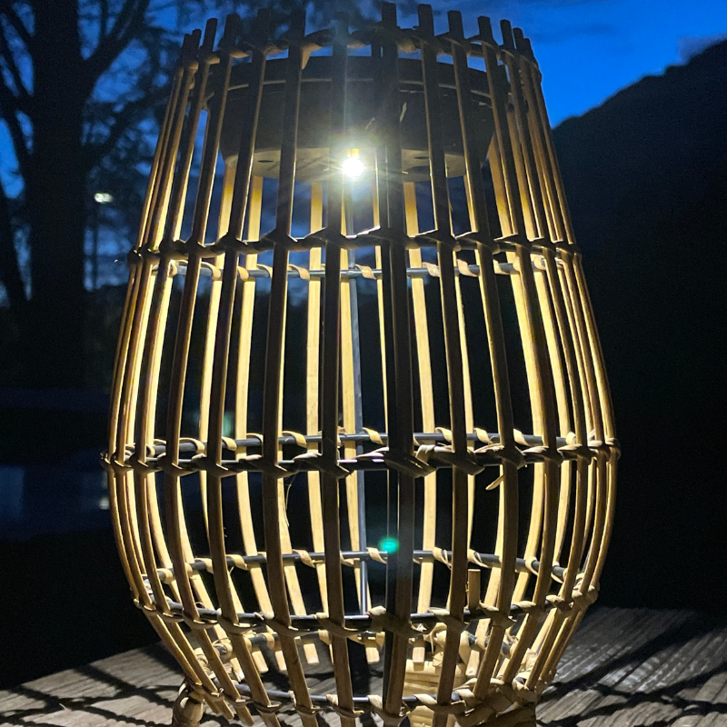 Luminaire extérieur sur pied LED décoration Elvira